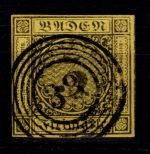 Baden 2 b gestempelt Typenprüfung #DEG36