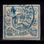 Braunschweig 2 gestempelt geprüft Lange BPP #DEG38