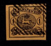 Braunschweig 6 a gestempelt tiefst signiert Krause #DEG40