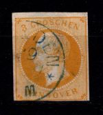 Hannover 16 a gestempelt tief geprüft Jäschke BPP #DEG88