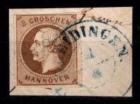 Hannover 25 y gestempelt geprüft Jäschke BPP #DEG90