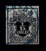 Hannover 11 gestempelt tiefst signiert Krause #DEH02