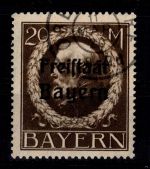 Bayern 170 A gestempelt geprüft Infla #DEH10