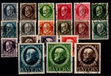 Bayern 94-115 II A gestempelt zumeist geprüft, 95 mit Mängeln #DEH16