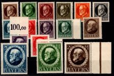 Bayern 94-109 I postfrisch größtenteils signiert Pfenninger #DEH17