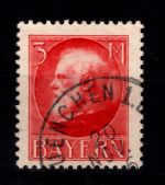 Bayern 106 I gestempelt tiefst geprüft Helbig BPP #DEH19