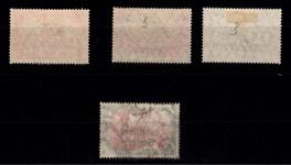 Bayern 148-151 gestempelt 151 geprüft Infla Berlin #DEH30