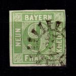 Bayern 5 b III gestempelt doppelt tiefst geprüft Helbig BPP #DEH35