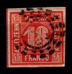 Bayern 13 a gestempelt tiefst geprüft Stegmüller BPP #DEH67