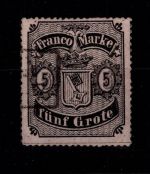 Bremen 7 B (Typ 2) gestempelt signiert Richter, Lange; Bescheinigung #DEH74