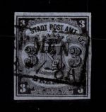 Bremen 1 y gestempelt geprüft Hoffmann Giesecke BPP #DEH79