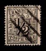 Hamburg 10 gestempelt tiefst geprüft Mehlmann BPP #DEH86