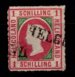 Helgoland 3 gestempelt geprüft Lemberger BPP #DEI01