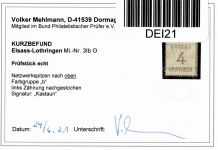 Norddeutscher Bund Okkupationsgebiete 3 Ib gestempelt Kurzbefund Mehlmann #DEI21