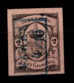 Oldenburg 7 gestempelt tiefst signiert #DEI29