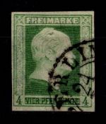 Preußen 5 a gestempelt signiert C.H. #DEI45