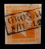 Preußen 8 a gestempelt tiefst geprüft Flemming BPP #DEI48