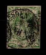 Sachsen 2 II a gestempelt tiefst geprüft Rismondo BPP #DEI70