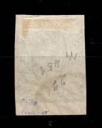 Sachsen 2 I gestempelt Unterrand, tiefst signiert Richter #DEI73