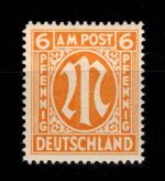 Alliierte Besetzung Bizone 13 A z III postfrisch gepr. Hettler BPP #DED27