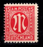 Alliierte Besetzung Bizone 8 x postfrisch geprüft Hettler BPP #DED89