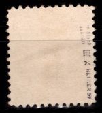 Alliierte Besetzung Bizone 6 x III gestempelt geprüft Hettler BPP #DEE06