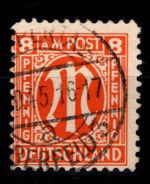 Alliierte Besetzung Bizone 5 z gestempelt #DEE17