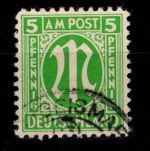 Alliierte Besetzung Bizone 3 y IV gestempelt geprüft Hettler BPP #DEE21