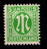 Alliierte Besetzung Bizone 3 y IV postfrisch geprüft Hettler BPP #DEE22