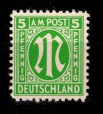 Alliierte Besetzung Bizone 3 z III postfrisch geprüft Hettler BPP #DEE23