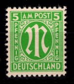 Alliierte Besetzung Bizone 3 z I postfrisch geprüft Hettler BPP #DEE26