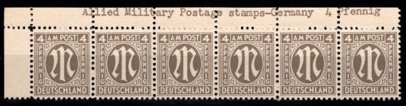 Alliierte Besetzung Bizone 2 z Br I postfrisch geprüft Hettler BPP #DEE28