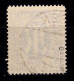 Alliierte Besetzung Bizone 10 G y gestempelt geprüft Hettler BPP #DEE40