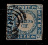 Schleswig-Holstein 5 gestempelt tief signiert Lange #DEJ39