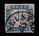 Schleswig-Holstein 7 gestempelt tiefst geprüft Engel BPP #DEJ45