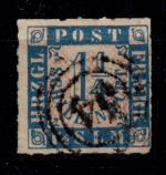 Schleswig-Holstein 7 gestempelt signiert A.F. #DEJ46