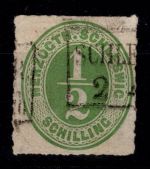 Schleswig-Holstein 13 gestempelt tiefst signiert Star #DEJ55