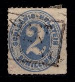 Schleswig-Holstein 11 gestempelt tief signiert Lange #DEJ57