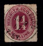 Schleswig-Holstein 18 a gestempelt tiefst geprüft Jakubek BPP #DEJ60