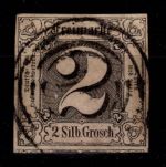 Thurn & Taxis 5 a gestempelt voll bis überrandig, geprüft Helbig BPP #DEJ91