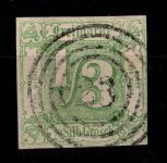 Thurn & Taxis 27 gestempelt vollrandig, tiefst signiert Engel #DEK23