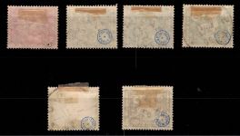 Württemberg 144-149 gestempelt alle geprüft Infla Berlin #DEK77