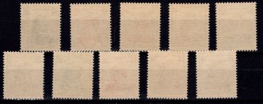 Württemberg 241-250 postfrisch #DEK97