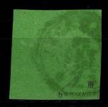 Württemberg 3 b III gestempelt tiefst geprüft Irtenkauf BPP #DEL27