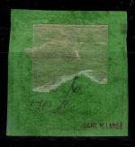 Württemberg 3 b gestempelt tief signiert Lange #DEL28