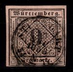 Württemberg 4 gestempelt #DEL34