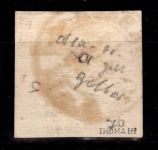 Württemberg 7 b gestempelt tiefst geprüft Thoma BPP #DEL43