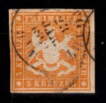Württemberg 12 a gestempelt tiefst geprüft Irtenkauf BPP #DEL57