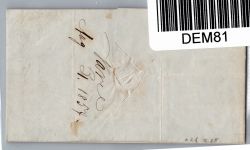 Oldenburg 2 auf Brief als Einzelfrankatur von Varel nach Backhorn #DEM81