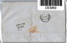 Hannover 12 auf Brief als Einzelfrankatur von Hannover nach Köln #DEM89